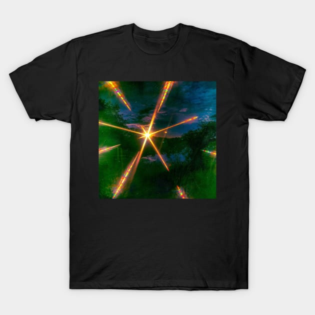 Abstract star that flies art T-Shirt by Morsy